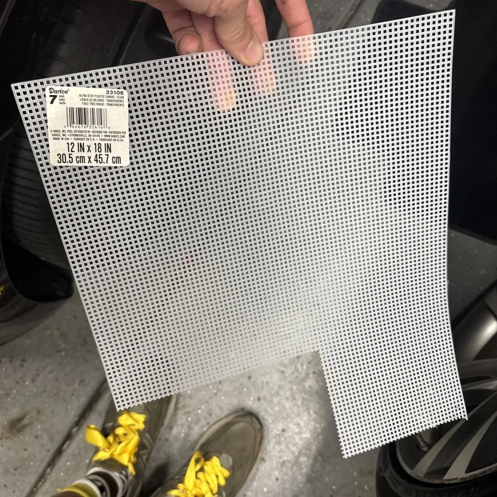 Darice 7 Mesh White Perforated Plastic 12
